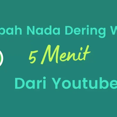Tanpa Repot! 2 Cara Download Nada Dering Notifikasi dari Youtube