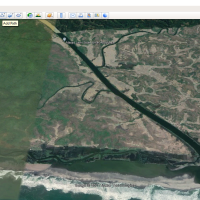 Google Earth Pro, Cara Membuat Trek Jalur
